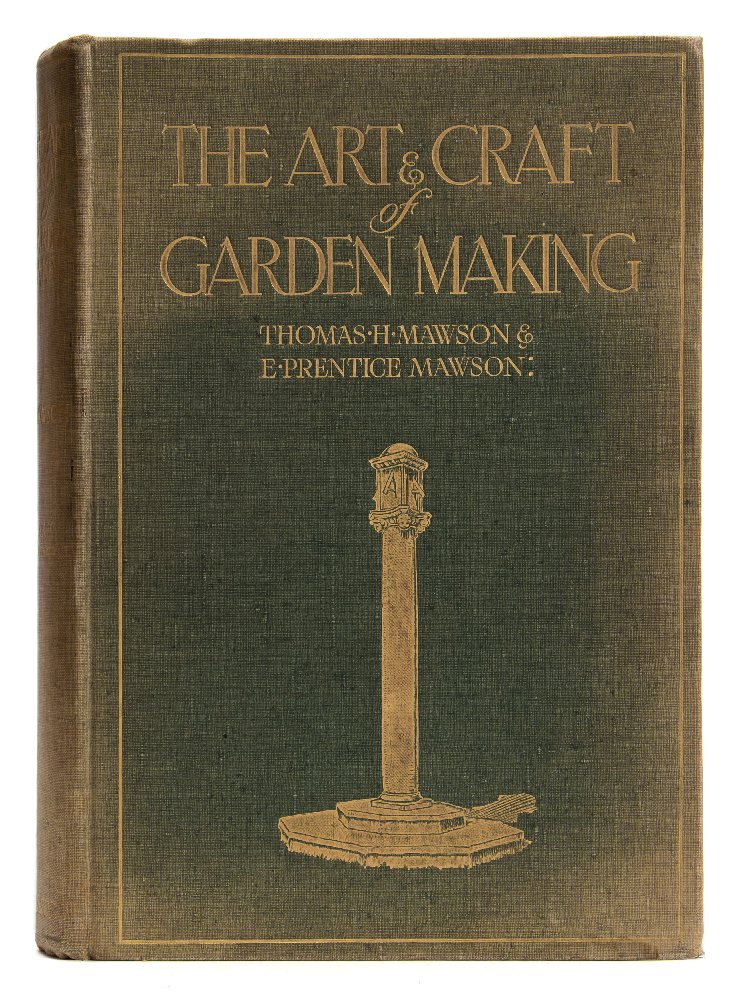 MAWSON, Thomas H - The Art & Craft of Garden Making : illust, org. cloth faded, folio, B.T.