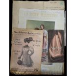 FASHION MAGAZINES : a box of mainly early 20th century fashion magazines inc.