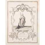 FRENCH ROYALTY : a collection of 28 large copper engravings, 18th cent.