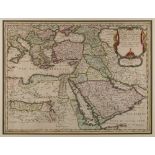 SANSON, Nicolas - Estats De L'Empire Du Grand Seigneur : [Middle East] hand coloured map,