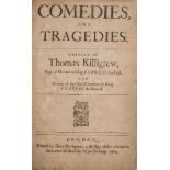 KILLIGREW, Thomas - Comedies, and Tragedies : full panelled calf raised bands morocco label,