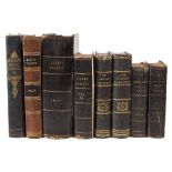 CABINET MAGAZINE : 8 vols, 218 hand coloured plates, half calf, small 8vo (various), 1831-1849.