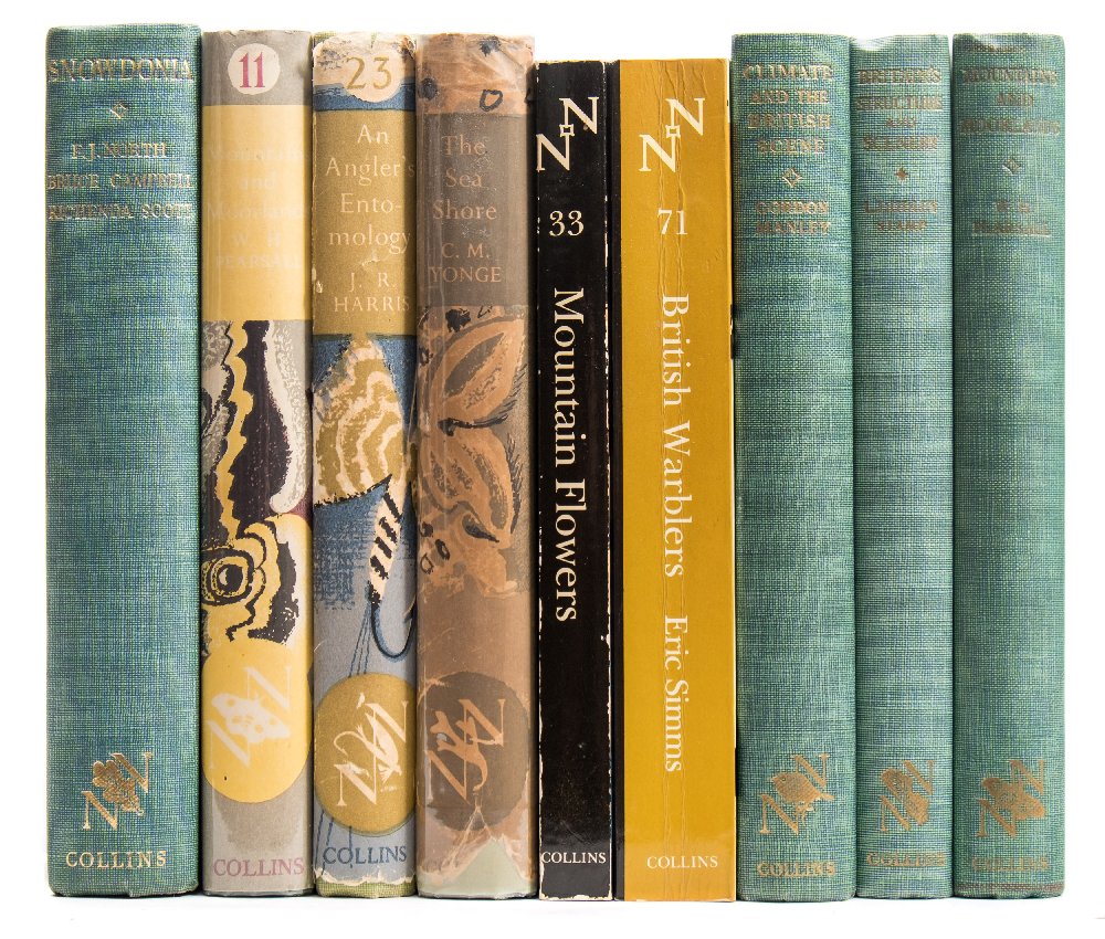 NEW NATURALISTS : 9 books in the series, only The Sea Shore is a 'first' in d/w.