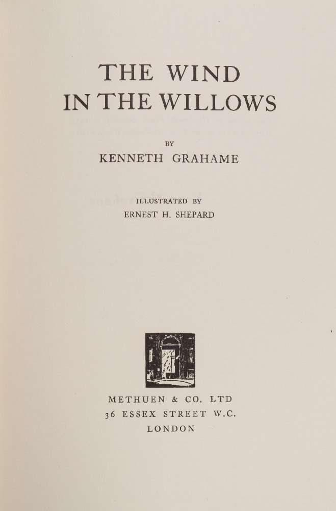 GRAHAME, Kenneth - The Wind In The Willows : illustrated by Ernest H. Shepard - org. - Image 2 of 4