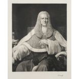 COLERIDGE : Three monochrome engravings - Lord Coleridge as Lord Chief Justice and John Patterson