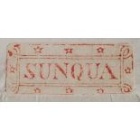 Sunqua (active 1830-70) an album of six gouache paintings on pith paper: includes butterflies,