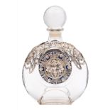 A Guerlain, Paris, an Art Nouveau clear glass,