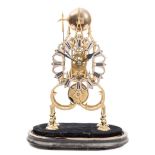 A late Victorian skeleton clock: the eight-day duration,