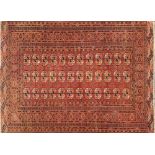 A Turkoman rug:,