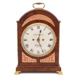 John Upjohn, Exeter, a mahogany bracket clock: the eight-day duration,