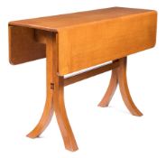 By John Makepiece - An oak drop flap supper table:,