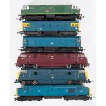 Mainline, Hornby and Lima OO/HO gauge: six assorted diesel locomotives,