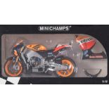 Minichamps 1/12th scale Moto GP motorcycles: includes Ducati Desmosedici Loris Capirossi,