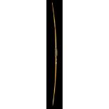 F H Ayres London. a longbow: stamped F.H.Ayres, 183cm. long.