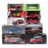 Various makers, a collection of large scale diecast vehicles: including 1950 Oldsmobile,