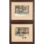 A pair of framed early 20th century photographs,