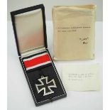 1.3.) Bundesrepublik Deutschland und DDR Ritterkreuz des Eisernen Kreuzes, 1957, im Etui - St. & L.