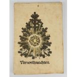 6.1.) Literatur Vorweihnachten (Adventskalender).Farbige Blätter mit Sinnsprüchen etc.Zustand: II