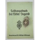 1.2.) Deutsches Reich (1933-45) HJ Leistungsabzeichen, in Silber, mit Leistungsbuch für einen