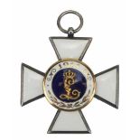 1.1.) Kaiserreich (bis 1933) Bayern: Militär-Sanitäts-Orden, Kreuz 2. Klasse.Silber, die