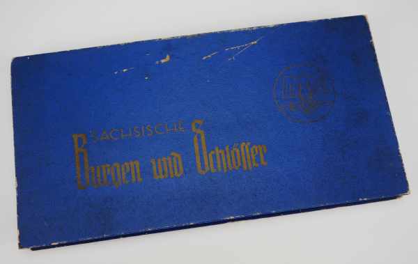 1.2.) Deutsches Reich (1933-45) WHW Sammlung "Sächsische Burgen und Schlösser", im Etui.10 - Image 2 of 2