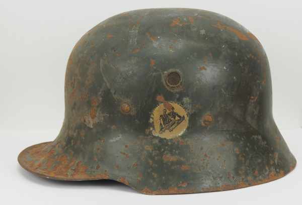 4.1.) Uniformen / Kopfbedeckungen Wehrmacht: Stahlhelm M40 - Werkstattkompanie.Stahlhelm mit