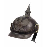 4.1.) Uniformen / Kopfbedeckungen Preussen: Feldgrauer Helm für Mannschaften der Kürassiere.