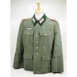 4.1.) Uniformen / Kopfbedeckungen Wehrmacht: Feldbluse eines Oberleutnants des Artillerie-Regiment
