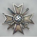 1.2.) Deutsches Reich (1933-45) Kriegsverdienstkreuz, 1. Klasse mit Schwertern - SILBER 900 L/52.