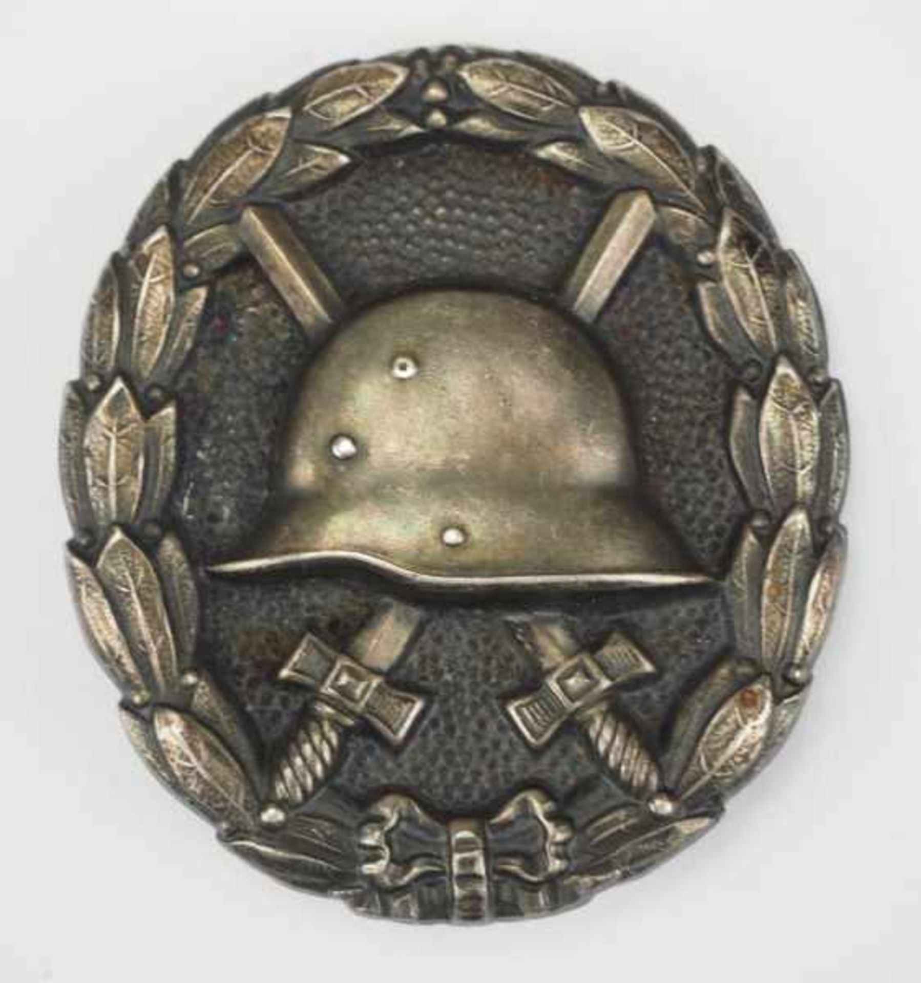 1.1.) Kaiserreich (bis 1933) Verwundetenabzeichen, 1918, der Armee, in Silber - 800er Silber.Silber, - Image 2 of 2