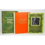 6.1.) Literatur Lot Literatur 3. Reich.- Zigarettenbilderalbum Adolf Hitler (komplett);-