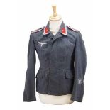 4.1.) Uniformen / Kopfbedeckungen Luftwaffe: Uniformjacke eines Fernsprech-Unteroffiziers der Flak-