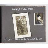 3.2.) Fotos / Postkarten Fotoalbum der NaPoBi Anhalt in Ballenstedt.Textileinband, 96 Fotos, diverse