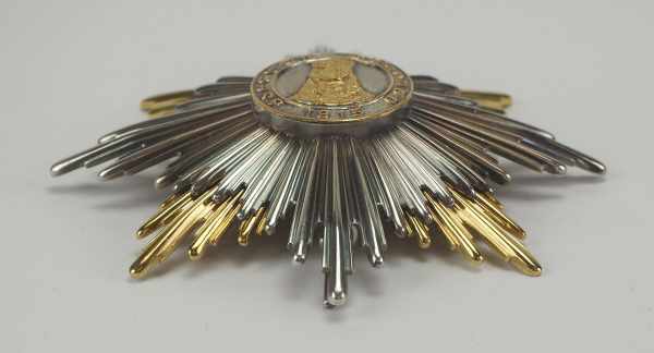2.1.) Europa Georgien: Orden der Heiligen Tamara.Silber, teilweise vergoldet, polierte Kanten, die - Image 3 of 5