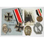 1.2.) Deutsches Reich (1933-45) Nachlass eines Afrika-Veteranen.1.) Eisernes Kreuz, 1939, 1. Klasse;