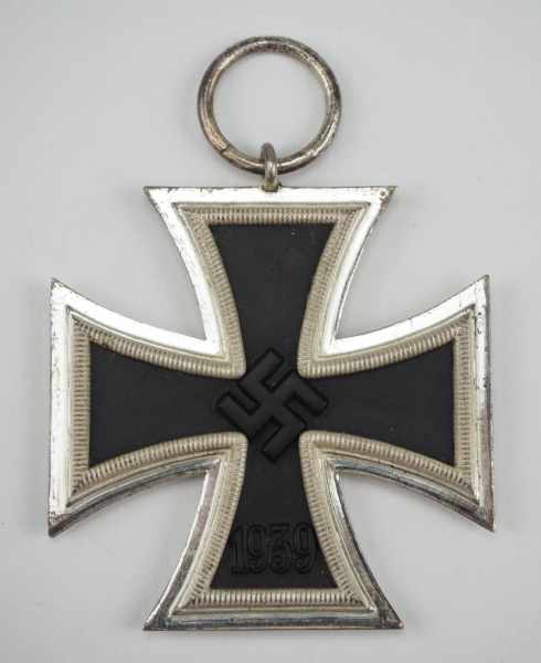 1.2.) Deutsches Reich (1933-45) Eisernes Kreuz, 1939, 2. Klasse - L/11.Frostig versilberte Zarge,