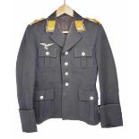 4.1.) Uniformen / Kopfbedeckungen Luftwaffe: Uniformjacke eines Oberleutnants der Fliegenden