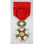 2.1.) Europa Frankreich: Orden der Ehrenlegion, 9. Modell (1870-1951), Offizierskreuz - Gold.Gold,