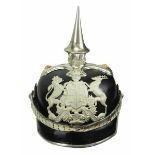 4.1.) Uniformen / Kopfbedeckungen Württemberg: Pickelhaube für Beamte der Militärverwaltung.