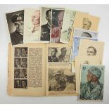 3.2.) Fotos / Postkarten Sammlung Ritterkreuzträger.13 Postkarten und Album mit über 290