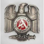 1.2.) Deutsches Reich (1933-45) SA: Ehrenplakette für Alte Kämpfer der Brigade 86 Schwaben.
