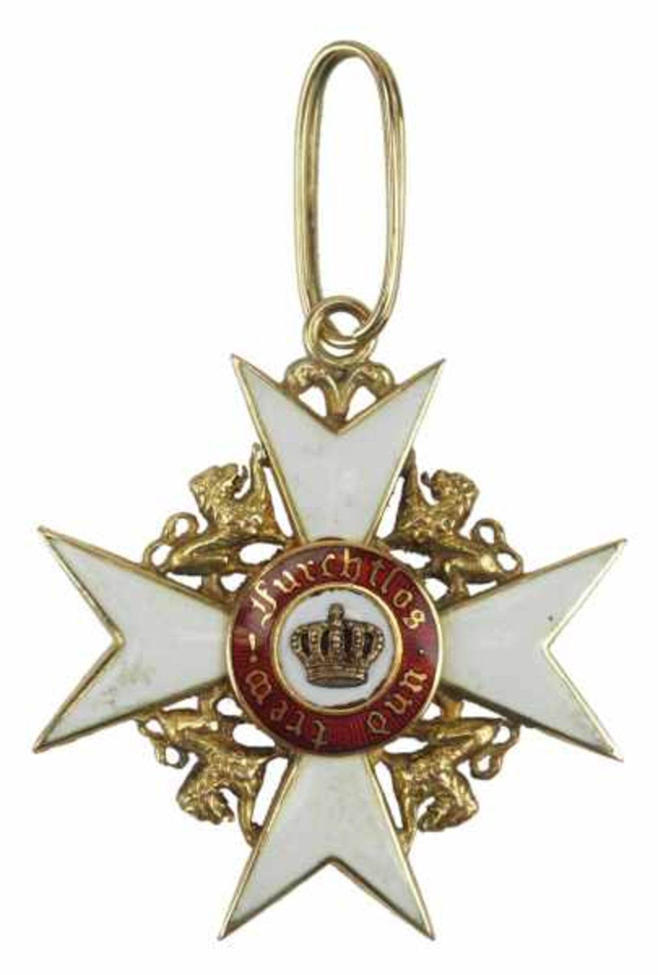 1.1.) Kaiserreich (bis 1933) Württemberg: Orden der Württembergischen Krone, Ritterkreuz (mit