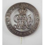 2.1.) Europa Großbritannien: Verwundetenabzeichen.Silber, durchbrochen gefertigt, Matrikelnummer