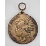 1.1.) Kaiserreich (bis 1933) Kriegsdenkmünze für Deutsch Südwest Afrika, in Bronze.Bronze,