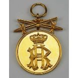 1.1.) Kaiserreich (bis 1933) Reuss: Fürstlich Reußisches Ehrenkreuz, Goldene Verdienstmedaille, 2.
