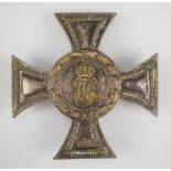 1.1.) Kaiserreich (bis 1933) Mecklenburg-Strelitz: Kreuz für Auszeichnung im Kriege, 1. Klasse.