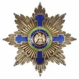 2.1.) Europa Rumänien: Orden des Sterns von Rumänien, 1. Modell (1881-1932), Großkreuz Stern mit