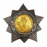 2.2.) Welt Sowjetunion: Bogdan-Chmelnizki-Orden, 2. Klasse, 4. Typ.Silber, das Medaillon Gold,