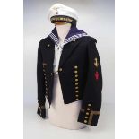 4.1.) Uniformen / Kopfbedeckungen Kriegsmarine: Jacke und Tellermütze eines Bootsmannsmaats der
