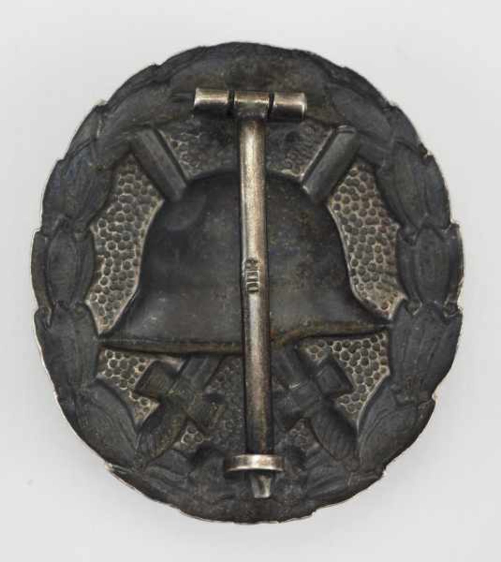 1.1.) Kaiserreich (bis 1933) Verwundetenabzeichen, 1918, der Armee, in Silber - 800er Silber.Silber,